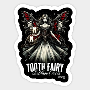 Enigmatic Whisper: The Gothic Tooth Fairy Story Sticker